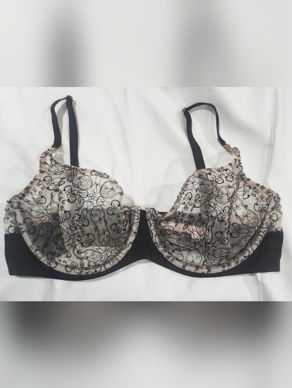 Victoria's Secret Very Sexy Unlined Demi, Size 34DD, 34E